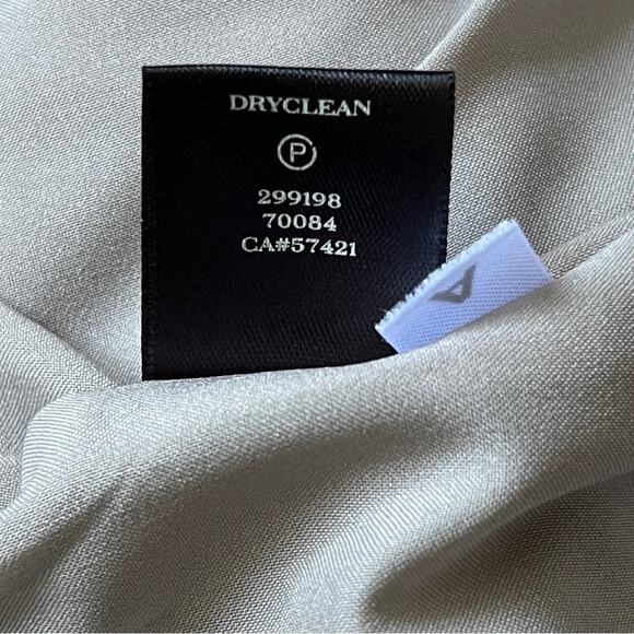 Ann Taylor grey pinstripe lined dress slacks trousers size 4 - Picture 5 of 10